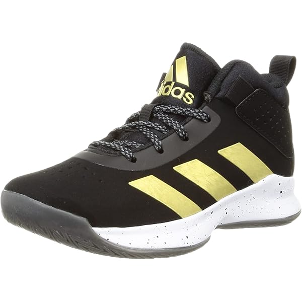 【男女兼用】adidas バスケットシューズ ブラック/ゴールド Amazon | [アディダス] ジュニア バスケットボールシューズ