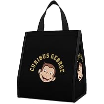 Amazon｜おさるのジョージ ランチバッグ 保冷 保温 折りたたみ 子供用