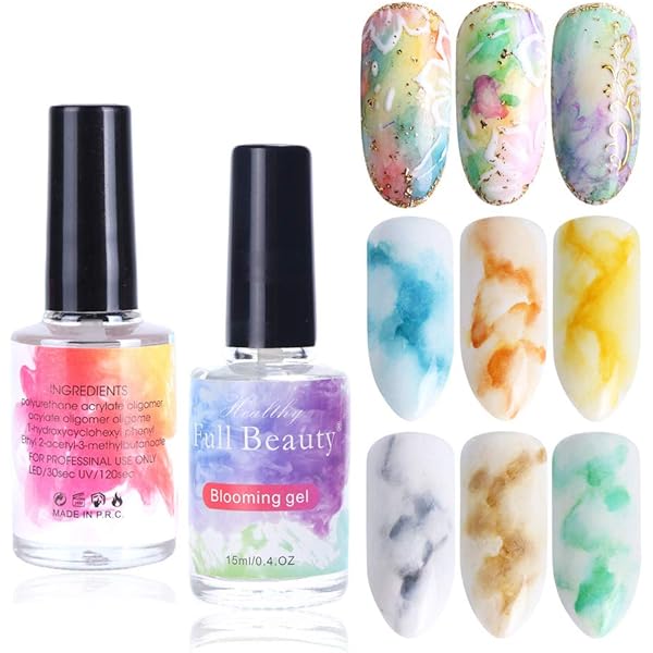 ネイル　マニキュア　バラ売り可能 12本 Amazon | ブルーミングポリッシュ 水彩インク ネイルポリッシュ