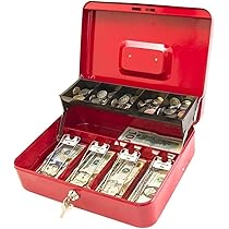 Amazon | 金庫 小型 手提げ金庫 キャッシュボックス ミニ金庫