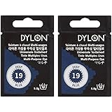 DYLON ダイロン マルチ (衣類・繊維用染料) 5g col.19 【２個セット】ディープブルー [日本正規品]