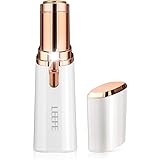 レディースシェーバー 電動 フェイスシェーバー 女性 顔剃り 回転式 多機能 ムダ毛処理 無痛 全身適用 乾湿両用 電池式 LEDライト付き ホワイト 日本語説明書付き