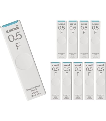 Amazon.co.jp: Uni シャープペンシル芯 Hi 0.5mm F 60mm x 40芯