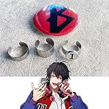 ヒプノシスマイク コスプレ 小物 山田一郎 指輪 + バッジ セット コスプレ道具 小道具 アクセサリー 山田一郎 グッズ 仮装 ハロウイン クリスマス コスチューム 祭り