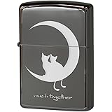 Zippo(ジッポ) オイルライター NO200 2CAT キャットシリーズ ブラックニッケルB 2CAT-BNB