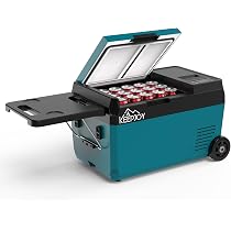 KEEPJOY 22L ポータブル冷蔵庫 冷蔵冷凍切替 -20℃～20℃