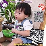 GOMAMA ベビーチェアベルト 椅子用　固定帯 椅子ベルト　ベビー用品 持ち運び便利　お子さまの安全を守る しっかりサポートで安心ベビーチェアベルト 6ヶ月から３歳まで　 (Style B, ZEB