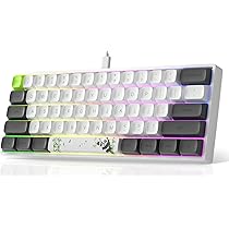 Uuoeebb SK61 61キー メカニカルゲームキーボード 60%