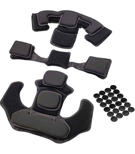 Kit De Rembourrage Universel Pour Casque Gulfmew - Compatible Easton Batting - Noir