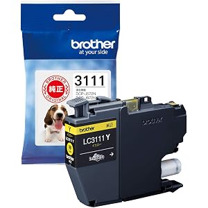 【brother純正】インクカートリッジイエロー LC3111Y 対応型番:DCP-J982N、DCP-J978N、DCP-J582N、DCP-J577N、MFC-J738DN 他
