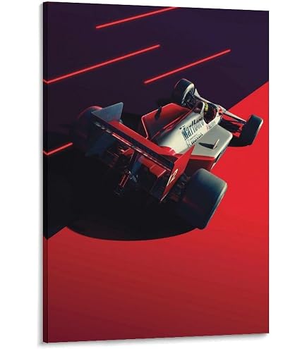 Amazon.co.jp: F1フォーミュラアイルトンセナスターレースカーポスター