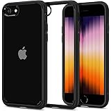 Spigen iPhone SE3 ケース 第3世代 2022 iPhone SE2 ケース 第2世代 iPhone7用ケース iPhone8用 ケース TPUバンパー ウルトラ・ハイブリッド2 042CS20926 (ブラック)