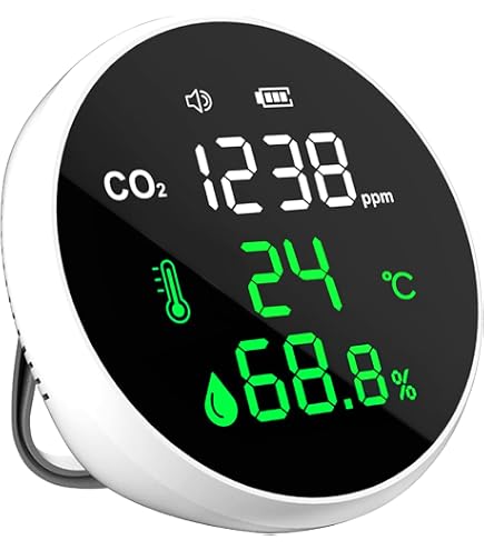 Amazon.co.jp: Absdefen CO2センサー 二酸化炭素濃度計 CO2濃度計 CO2