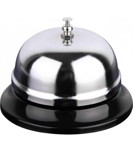 Amazon.co.jp: [YouLane] 卓上ベル 金属製 呼び鈴 コールベル 大音量