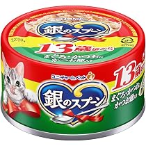 Amazon.co.jp: 銀のスプーン缶 13歳以上用 まぐろ・かつおにささみ入り