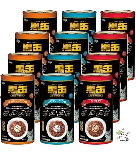 Amazon.co.jp: アイシア 黒缶 3P (160g×3缶パック) 3種 (かつお/しらす