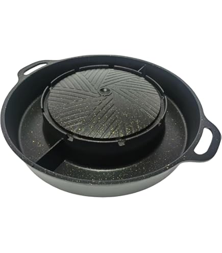 Amazon.co.jp: ムーカタ鍋 真鍮製 タイ料理 タイ焼肉 ムーカタ