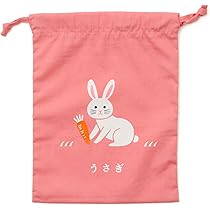 ウサギ巾着袋☆ハンドメイドオーダー うさぎ - 巾着の人気通販 | minne