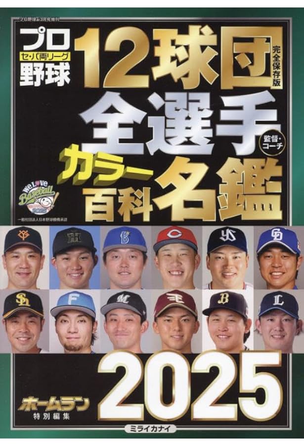 プロ野球12球団全選手カラー百科名鑑2024【A5判】(創刊48年目・解説者
