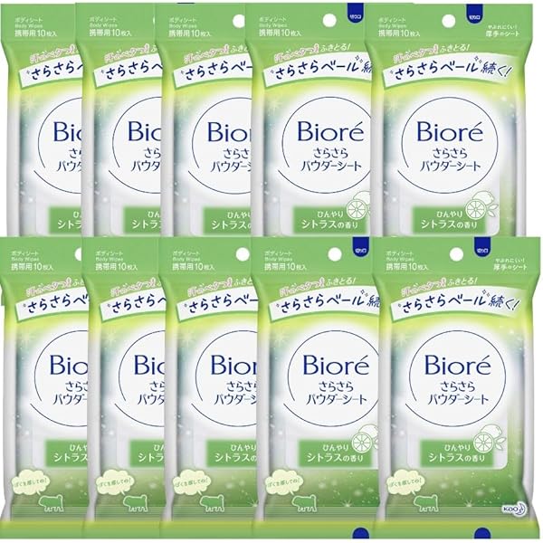 【８個セット】ビオレ さらさらパウダーシート シトラスの香り つめかえ用 Amazon | ビオレ さらさらパウダーシート せっけんの香り