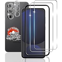 Amazon | 用 Galaxy S24 FE ガラスフィルム 2枚 + カメラ