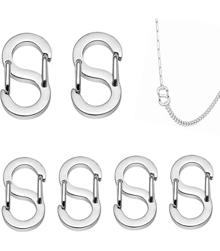 Amazon | 304ステンレス鋼 S字型接続金具 2個 金属パーツ ブレスレット