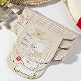 オーガニック 汗取りパット背中 ガーゼ かわいい3枚セット赤ちゃん ベビー 天然カラーコットン綿が無添加ガーゼ汗取りパット3枚組1番優れています