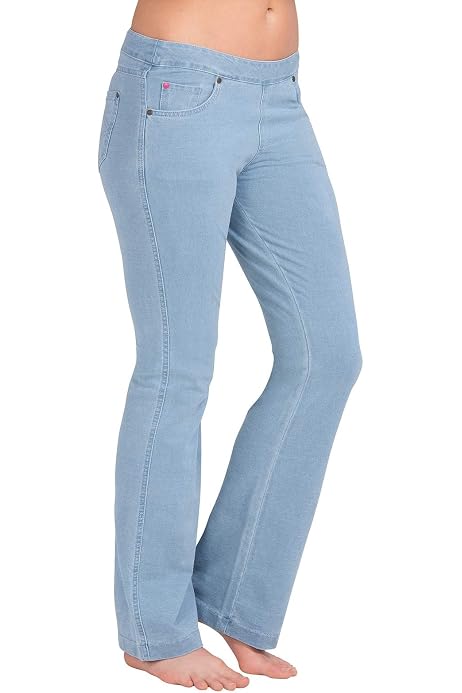 Stretch Denim Slim Bootcut Jeans 