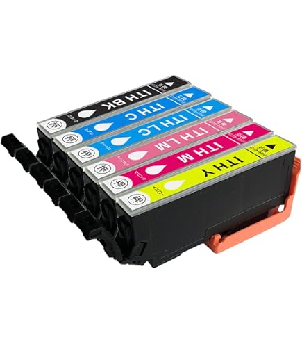 Amazon.co.jp: ITH-6CL エプソン 用 インク イチョウ 6色セット (合計6