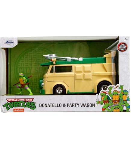 Amazon | 1:24 TURTLES 1962 VW Bus w/LEONARDO タートルズ ミニカー 通販