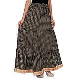 cotton Designer Party Wear lace work long Skirt For women (size: length- 40 Inches) Waist- non stret