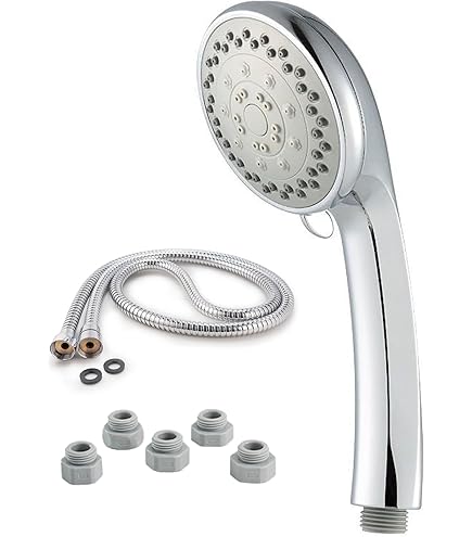 Amazon.co.jp: 7種類の水流 節水 シャワーヘッド 7段階調節 ハンド