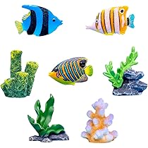 アクアリウム用品 Amazon | HyzaPhix アクアリウム 水槽 水の妖精 ミニチュア 4種類