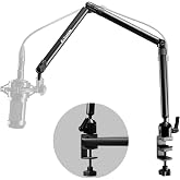 Bauhutte(バウヒュッテ) ポールマウントスタンド 「 マイク 」 BMA-100MK-BK ポール 対応 アーム スタンド ブラック ワンサイズ