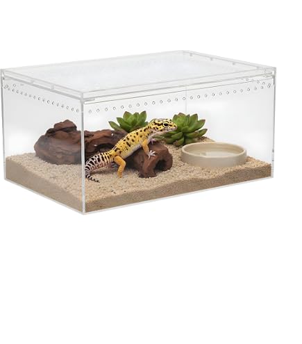 Amazon | Emuia 爬虫類ケージ 飼育容器 トカゲケージ 20cm/30cm/40cm