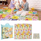 Baby Activity Foam Floor Play Mat Gym Educational Learning Padded Flying Chess