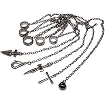 ハンターハンター クラピカ アクセサリー 3点セット イヤリング 指輪 ハンターハンター クラピカ アクセサリー 3点セット イヤリング