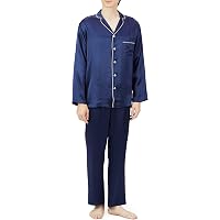 Amazon | [グンゼ] パジャマ KaiminNavi快眠ナビシルク入り 長袖長