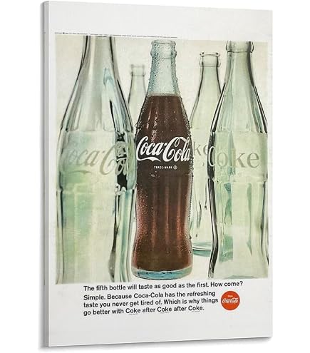 Amazon.co.jp: Coca-Cola レトロミニポスター B5サイズ 複製広告