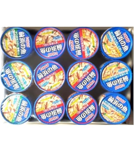 いなば　前浜の魚　かつお丸つぶしサーモン入り　115g×68缶 Amazon.co.jp: いなば 前浜の魚 かつお丸つぶし サーモン入り 115g