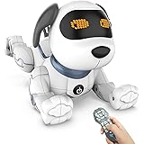 ロボットプラザ(ROBOT PLAZA) ロボット犬 子供向け おもちゃ 知育玩具 人気 犬型ロボット ペットロボット 犬 簡易プログラミング ロボットペット 誕生日プレゼント 男の子