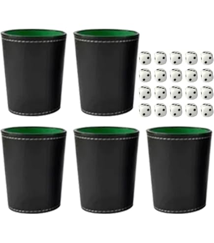 Amazon | 5個セット サイコロカップ ダイスカップ 耐圧性 持ち運び可能