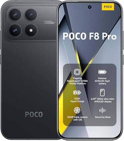 Poco F3 5G - Smartphone 8+256GB, 6,67” 120Hz AMOLED DotDisplay