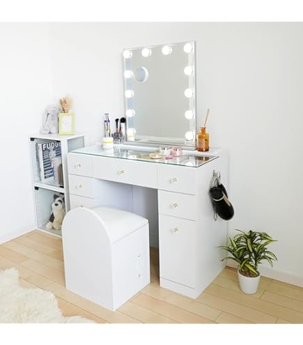 Amazon｜BRIMNES ドレッシングテーブル, ホワイト 903.554.21