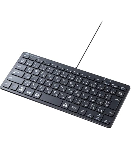 Amazon.co.jp: AOTECH 日本語78キー スリムミニキーボード [ ピンク