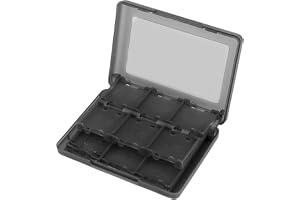 3DS ソフトケース 22 カード容量 メモリーカード スタイラス キャリングケース 携帯 ゲームカード 3DS ソフト (Black)