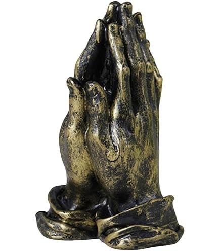 Amazon.co.jp: ShineOnAngel 祈りの手像、祝福の手の彫刻大理石カラー
