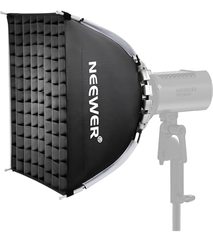 Godox ソフトボックス グリッド付き 黒 Amazon | GODOXソフトボックス60x60cm折りたたみ式ハニカム