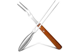 OFFSCH 2個 バーベキューフォーク カービングフォーク スモア串 マシュマロフォーク ローストスティック ステーキフォーク シェフのキッチンフォーク フォンデュスティック グリルフォーク