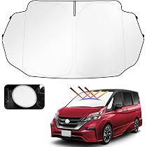 Amazon | 新型 セレナ C27 専用 サンシェード マグネット式 サイド用